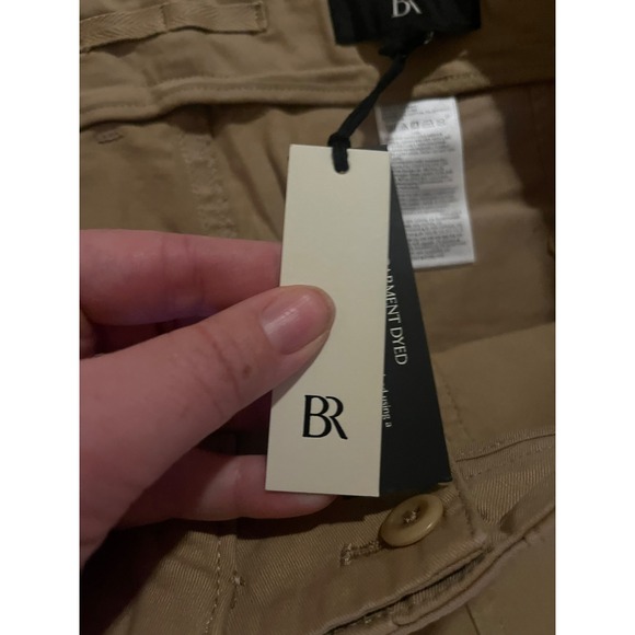 Banana Republic NWT Women's Mid Rise Slim Cargo Pants Khaki-Size 14 - Picture 6 of 10